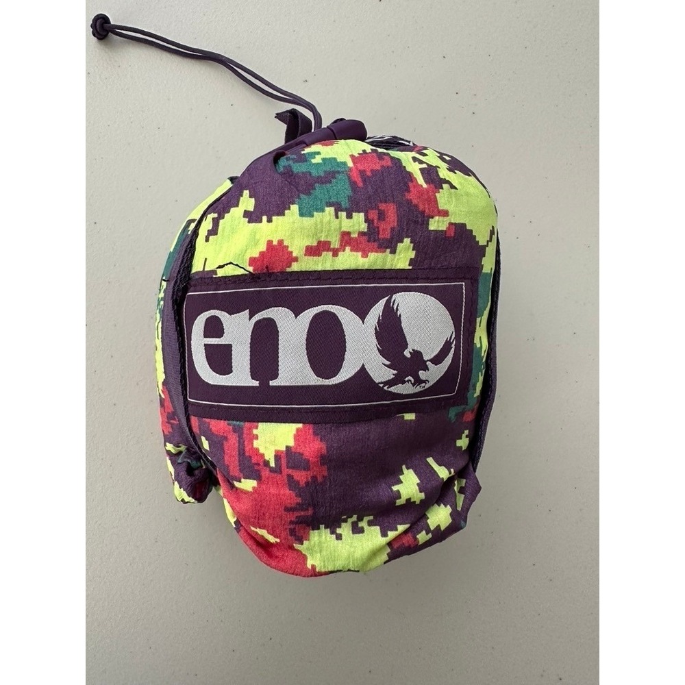 ENO Eagles Nest Outfitters CamoNest Hammock Digital Camo Purple Green 400lb Cap